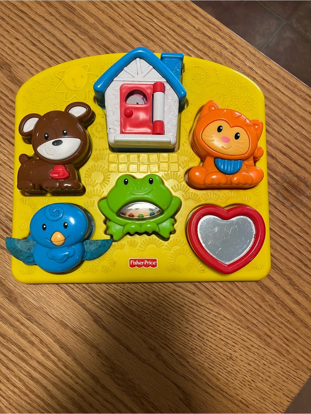 2012 Fisher Price Brilliant Basics Activity Puzzle Sensory-